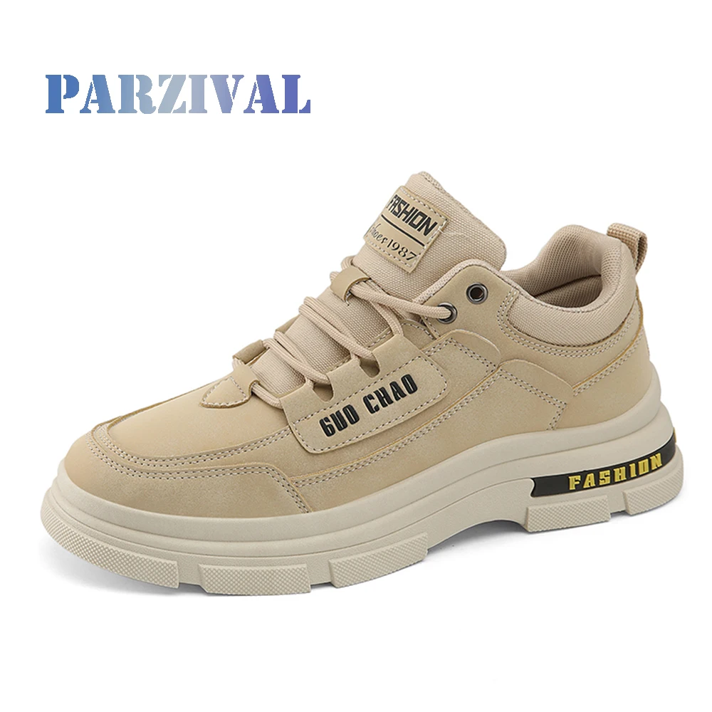 

PARZIVAL Men's Shoes Autumn Desert Boots Outdoor Sports Martin Boots Fashion Work Shoes Fashion Casual Ankle Boots Walking Boots