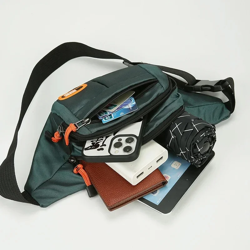 Bolsa de cintura móvil para hombre y mujer, multifuncional, de gran capacidad, antisalpicaduras, resistente al desgaste, para sitio de construcción, 1 ud.
