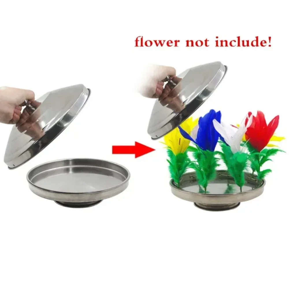 Dove Pan Of Collector - Silver Double Layer/Load Stage Magic Tricks Illusions Accessories Gimmick Appearing Magia