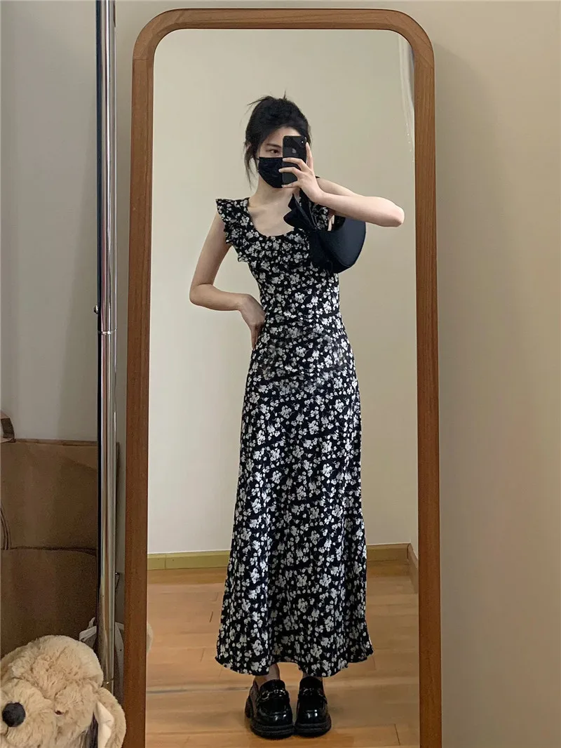 

Vestidos Para Mujer Summer Dress Long Dresses For Women Vintage Dresses De Mujer Elegantes Vestido Feminino Traf Official Store