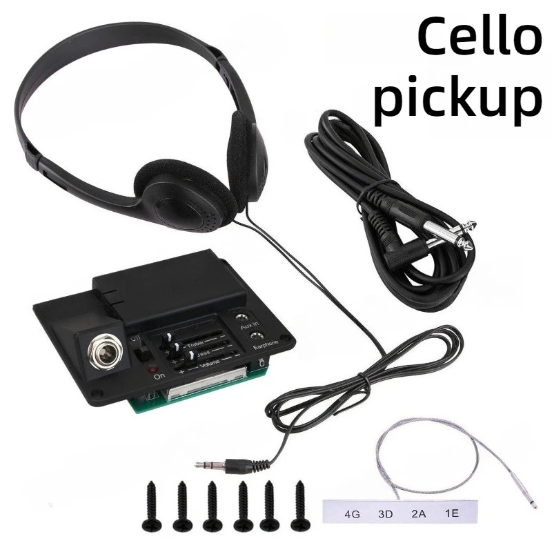 Handmade Electric Cello Pickup‌ Professional High-quality Resonant 3-band Tuning Cello Pickup‌ Musical Instrument Accessories