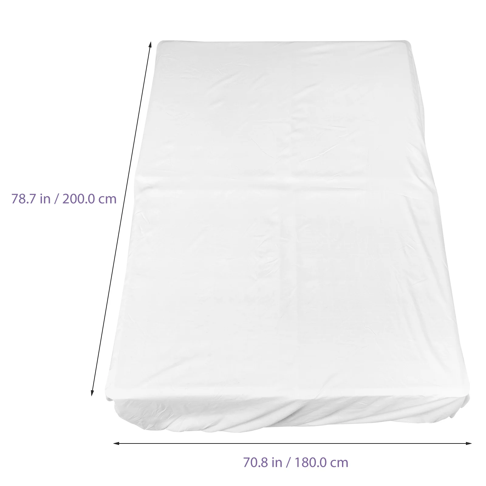 

Cotton Mattress Protectors Fitted Sheet Home Hotel Queen Size Non Elastic B Comfortable Soft Breathable Material
