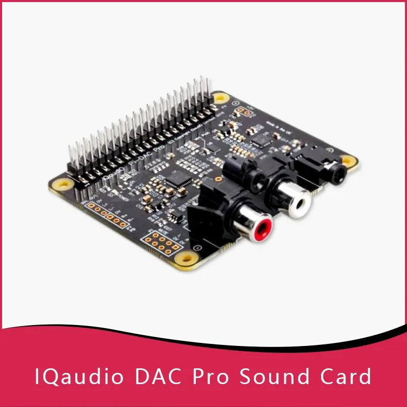 New IQaudio DAC+/DAC Pro/DigiAMP+/Codec Zero For Raspberry Pi Audio Supports With All Raspberry Pi Molde