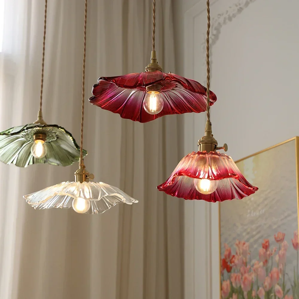 Nordic Restaurant Sun Flower Chandelier Porch Coffee Clothing Store Bedroom Bedside Bar Pendant Lamp Home Decor