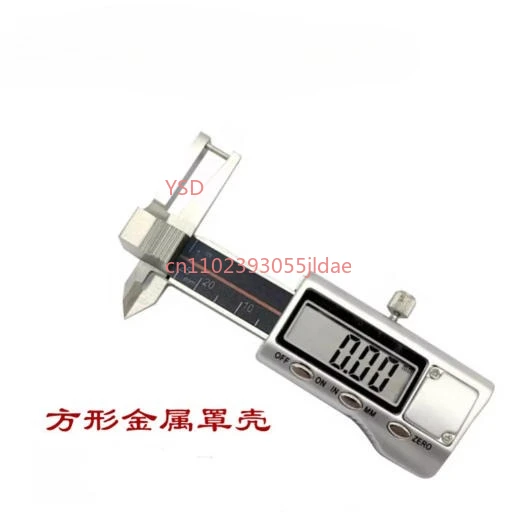 Industrial-Grade Mini 3-in-1 Digital Caliper 0-25mm - Gem Jewelry Thickness Gauge with Metal Housing