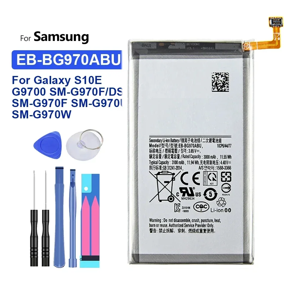 

EB-BG970ABU Replacement Battery For Samsung S10E G970 G970F G970U/W High Quality Large Capacity Built-in Li-ion Bateria