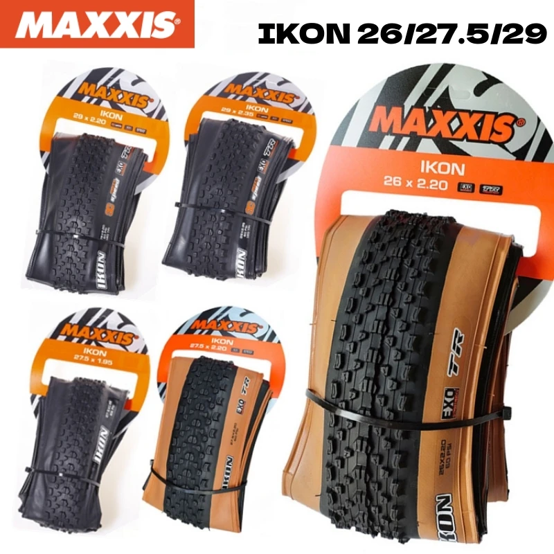 2 uds MAXXIS IKON neumático de bicicleta de montaña Original 26 29 neumático de bicicleta todoterreno plegable antipinchazos sin cámara XC