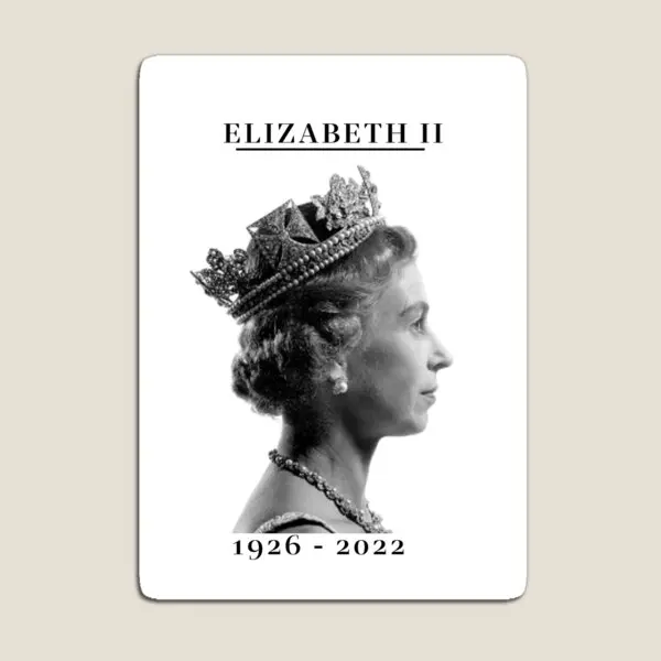 

Rip Queen Elizabeth Magnet for Fridge Organizer Toy Magnetic Funny Colorful Holder Refrigerator Kids Home Decor Children
