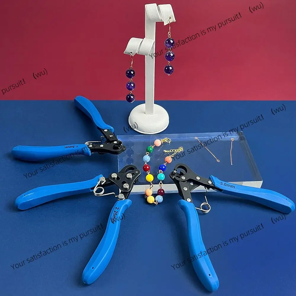 Durable mini repair wire winding pliers, jewelry making process, round head pliers, wire winding bending