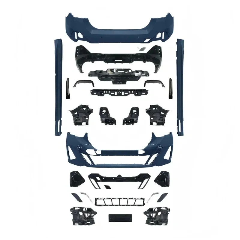 High Quality Factory Hot Sale + Upgr To G-Tec BodyKit Bumpers Side Skirt New PP Material Auto Parts
