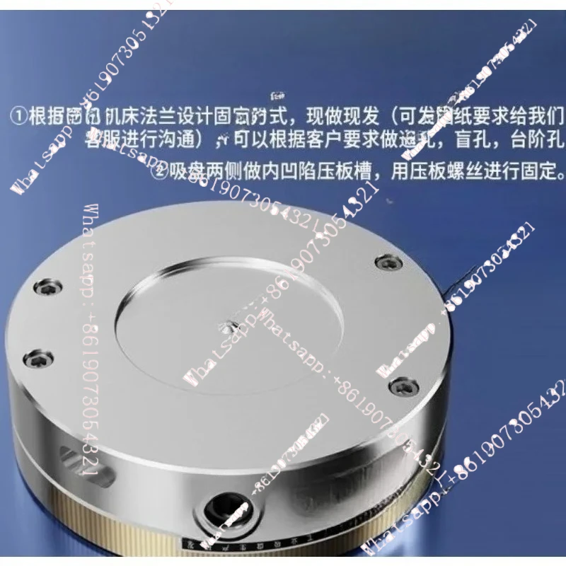

100mm Round Permanent Magnetic Chuck Round Powerful Disk Internal External Cylindrical Grinding Magnetic Table Round