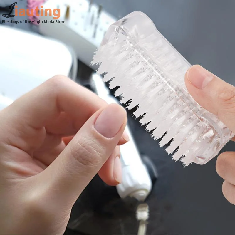 Double Sides Nail Brushes Hand Fingernail Brush Cleaner Scrubbing Pedicure For Toes And Nails Men Women Manicure Pedicure Tool
