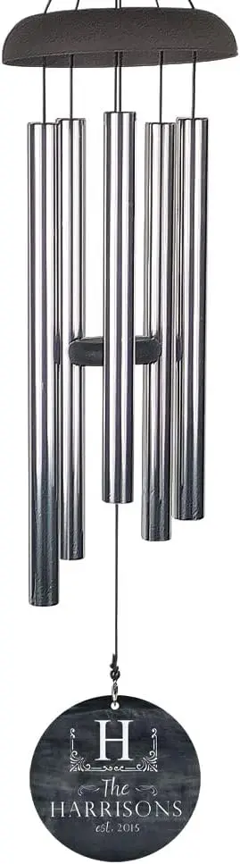 

Изготовленный на заказ 30-дюймовый персонализированный колокольчик с алюминиевыми трубками, садовый декор