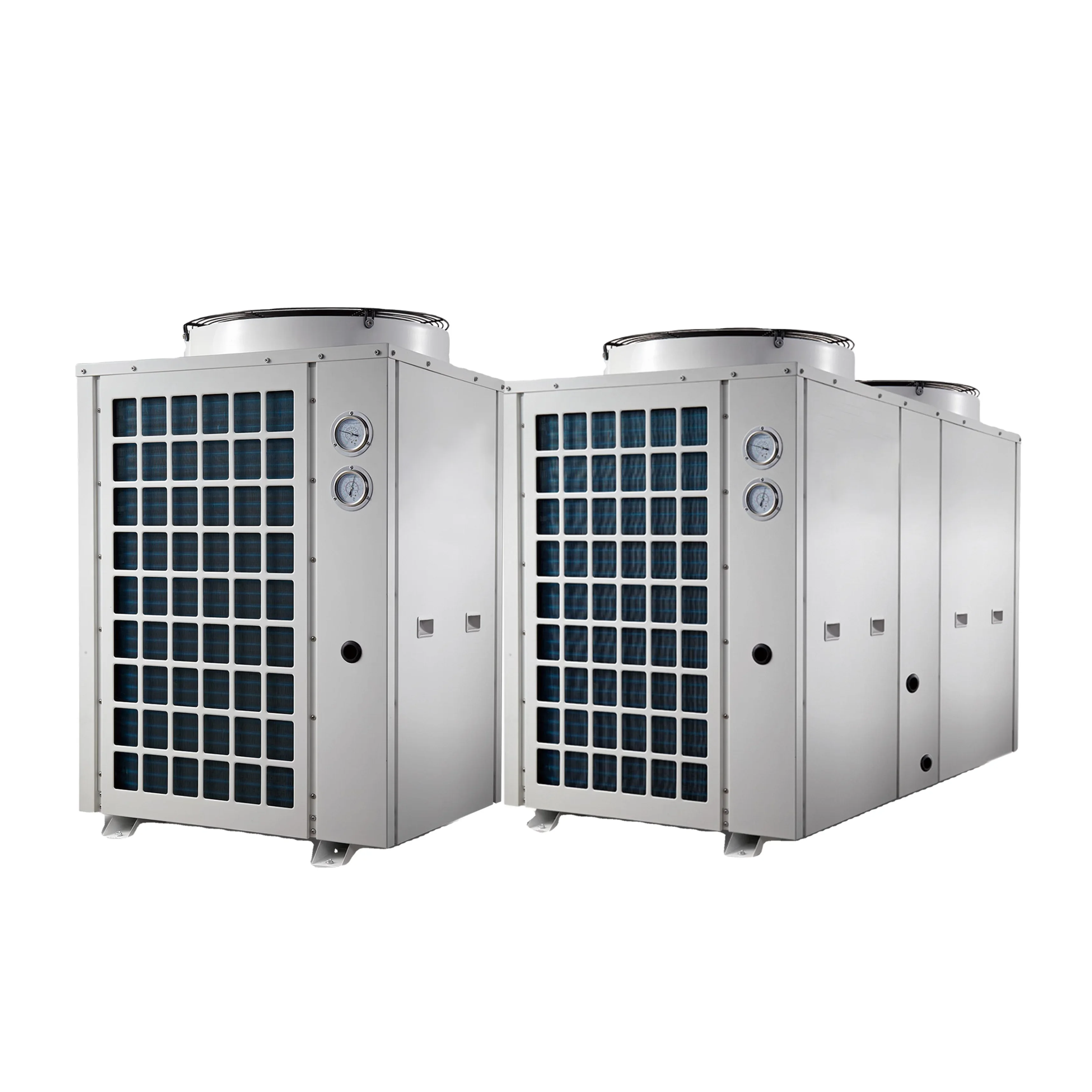 High temperature industrial electric dc inverter air source water heat pump