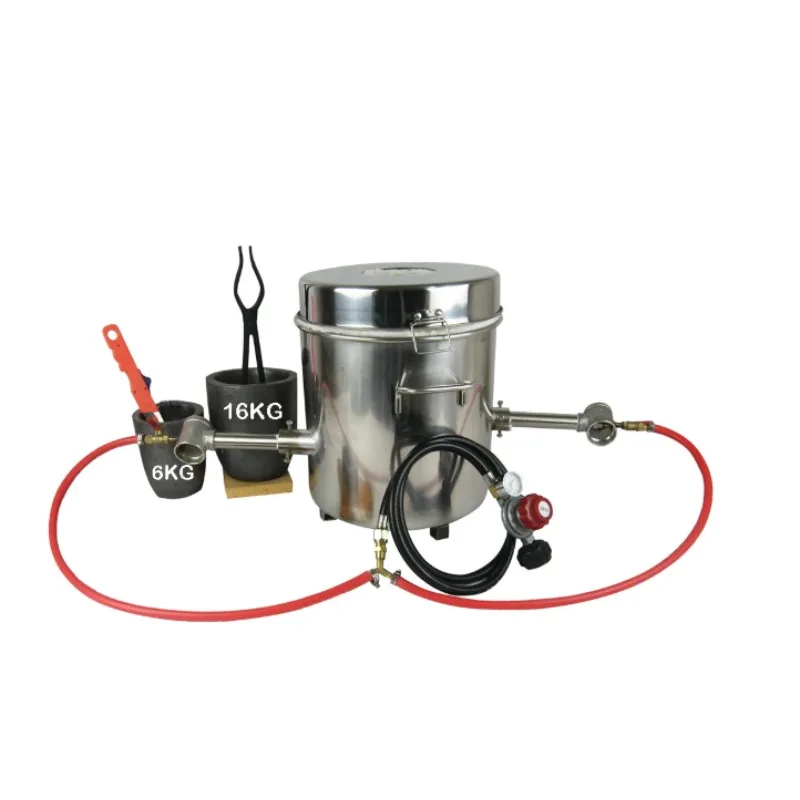 16KG Metal Melting Furnace 1450°C For Gold Silver Aluminum Practical Jewelry Making Casting Tool Industrial Casting Accessories