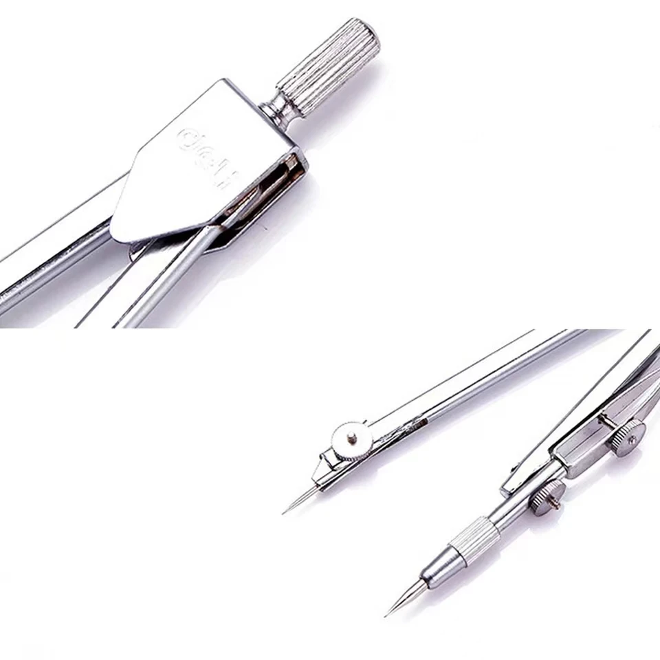 Deli 8603 8605 Metal Compasses Student Professional Graphics Compasses Compas Scolaire Chescolar Compass Set