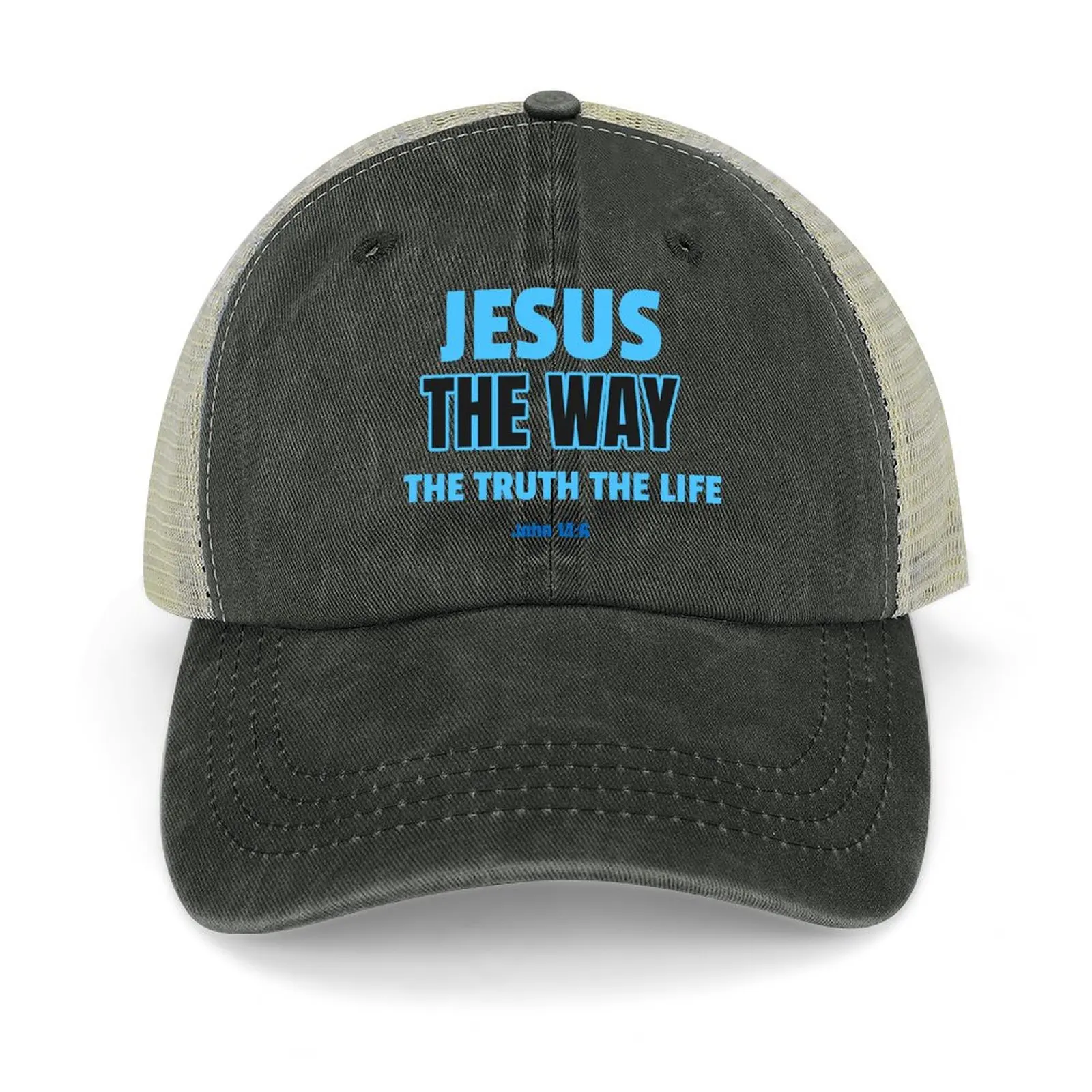 

Jesus The Way The Truth The Life John 14:6 Baseball Cap Snap Back Hat Hip Hop Sunhat For Girls Men's