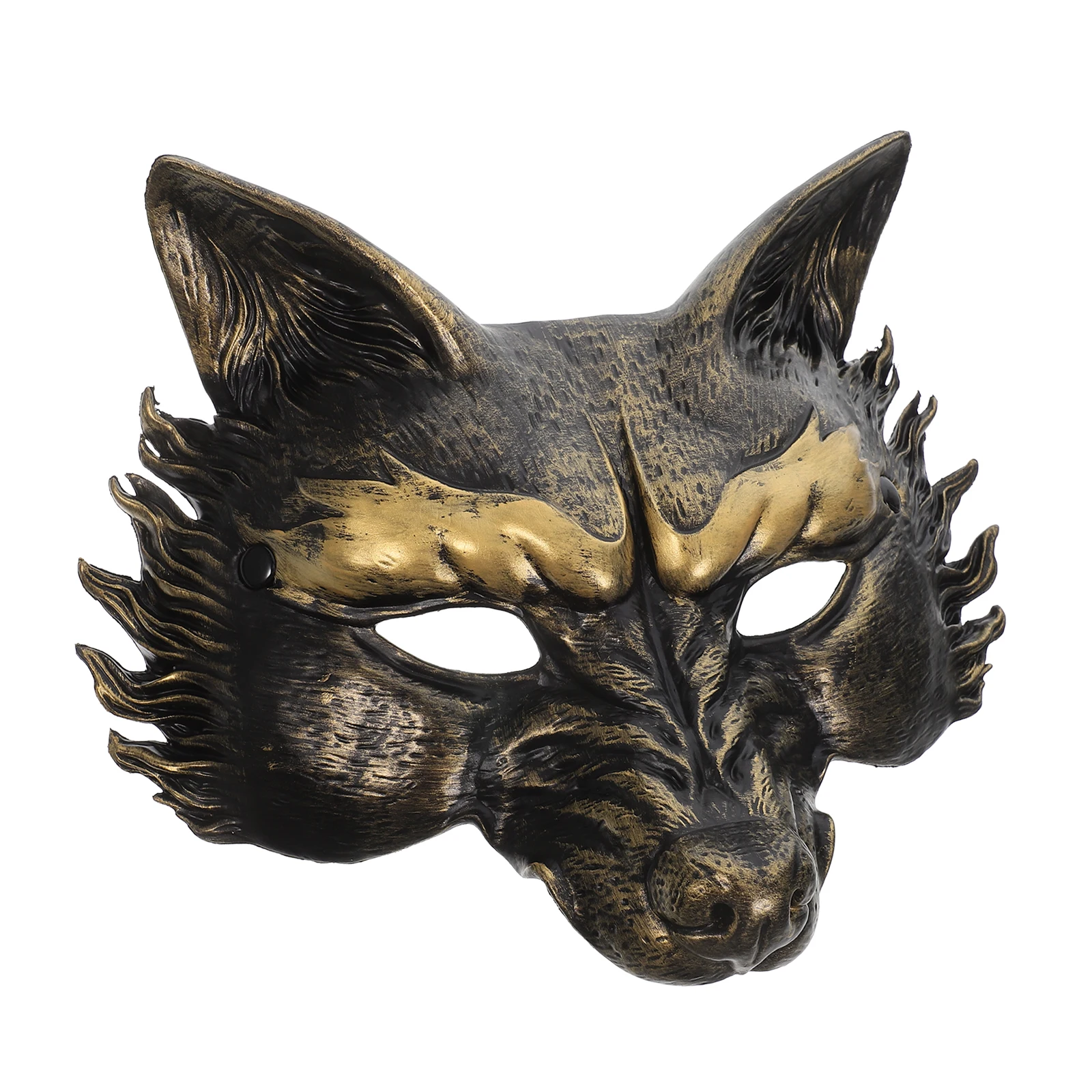 

Realistic Wolf Mask Adult Half Face Masquerade Costume for Halloween Mask Men Women Cosplay Prop Festival Gathering