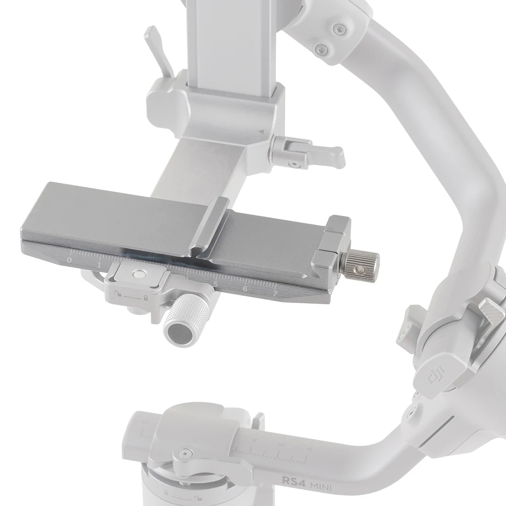 BGNing Metall-Schnellwechselplatte für DJI RS 4 Mini, kompatibel mit Arca-Swiss-Montageplatten, Kamerakäfigen und L-Platten, verstellbar – Detail 21