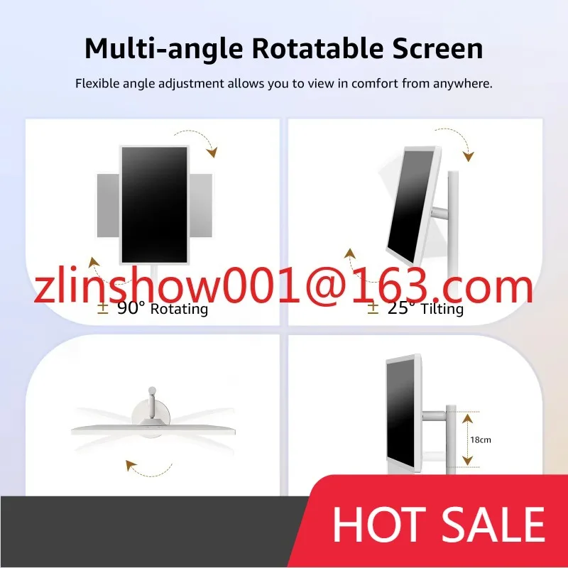 

32-дюймовый частный емкостный сенсорный экран с подвижным экраном 1920*1080 USB IPS ЖК-дисплей для фитнеса Android-монитор с подставкой