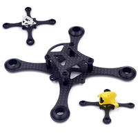 K100 100mm Carbon Fiber FPV Brushed Micro Frame Kits for Inductrix 8520 Motor 50-60mm Propeller DIY Parts