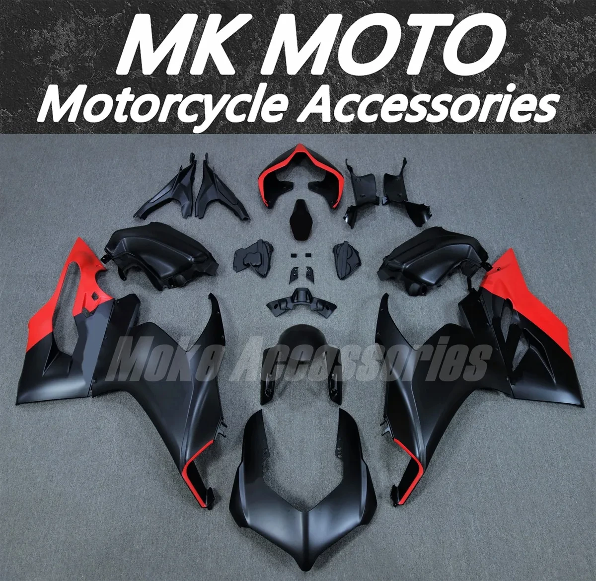 

Fairings Kit Fit For Panigale v2 2020 2021 2022 Bodywork Set 20 21 22 Abs High Quality Injection Matte Black Red