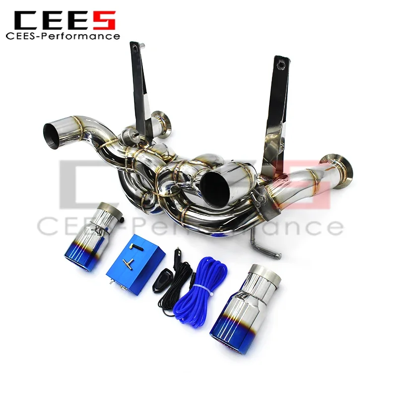 CEES Catback Exhaust System for Lamborghini Aventador 6.5 LP700 2011-2016 Stainless Steel Racing Car Valvetronic Exhaust Muffler