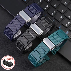 20 22mm Carbon Fiber Strap For Samsung Galaxy 4 6 Classic 5 Pro 45mm Active 2 40/44mm Bracelet for Huawei watch GT/2e/3/Pro Band