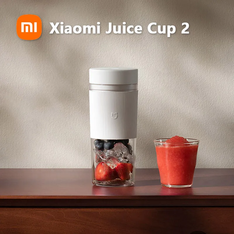 Xiaomi Mijia Mini Portable Blender 2 Electric Juicer Orange Juice Machine Kitchen Food Processing Machine Juicer Home