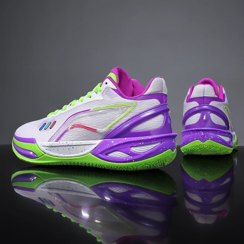 

Men's Athletic Basketball Sneakers Breathable Cushioning Non-Slip Wearable Gym Training Running Shoes for Men And Women
