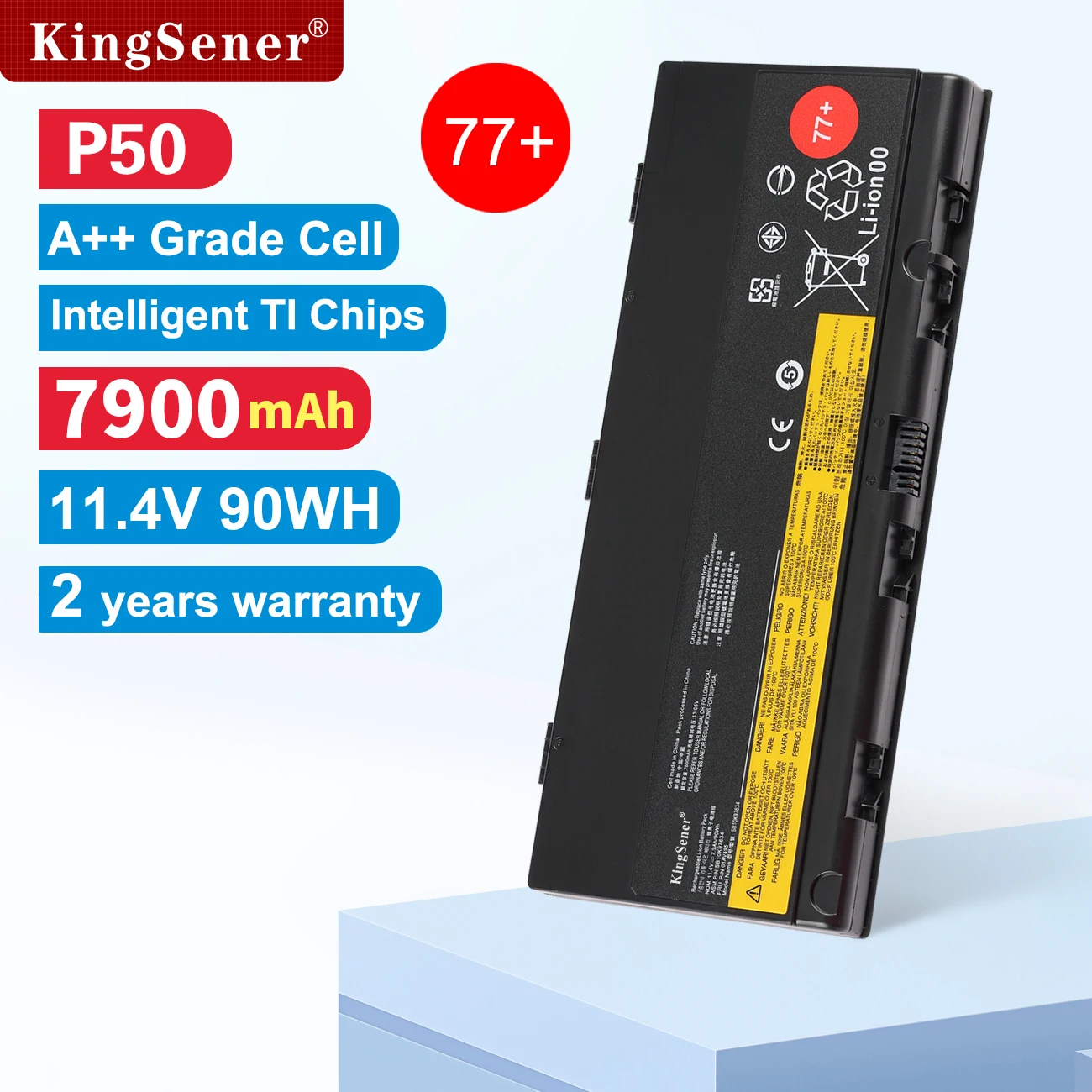 KingSener New Battery For LENOVO Thinkpad P50 P51 P52 00NY490 00NY491 00NY492 SB10H45075 SB10H45076 SB10H45078 L17L6P51 L17M6P51