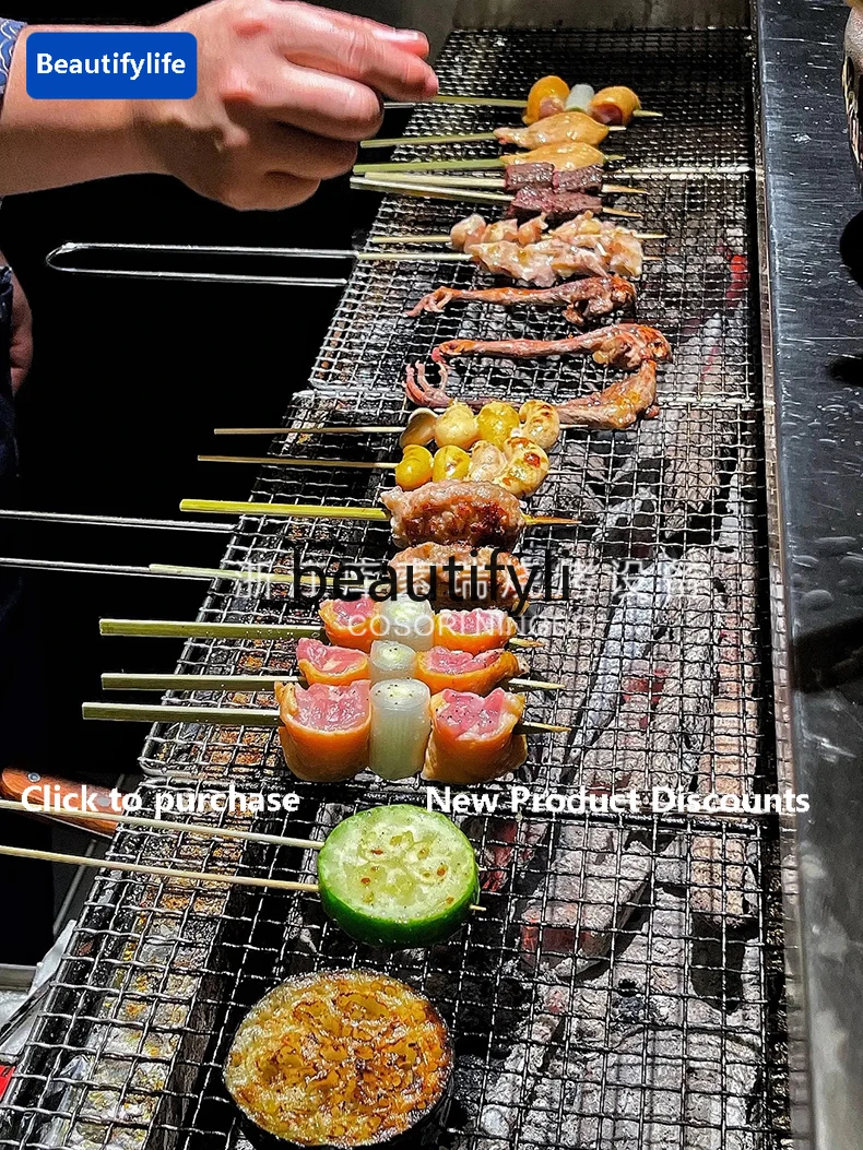 

a56 Commercial Equipment for Roasting Birds Japanese Charcoal Grill Charcoal Roasting Bird Stove Stainless Steel BBQ Grill