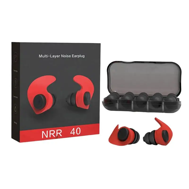 Sound Proof Earplugs Multipurpose Noise Cancelling Earplugs Soft Ear Plugs Flexible Sound Proof Earplugs For Studying Travel