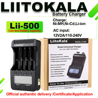 Liitokala lii-500 lii-202 lii-100 lii-402 battery charger 3.7V/1.2V 18650/26650/16340/18500 Battery Charger with screen lii500