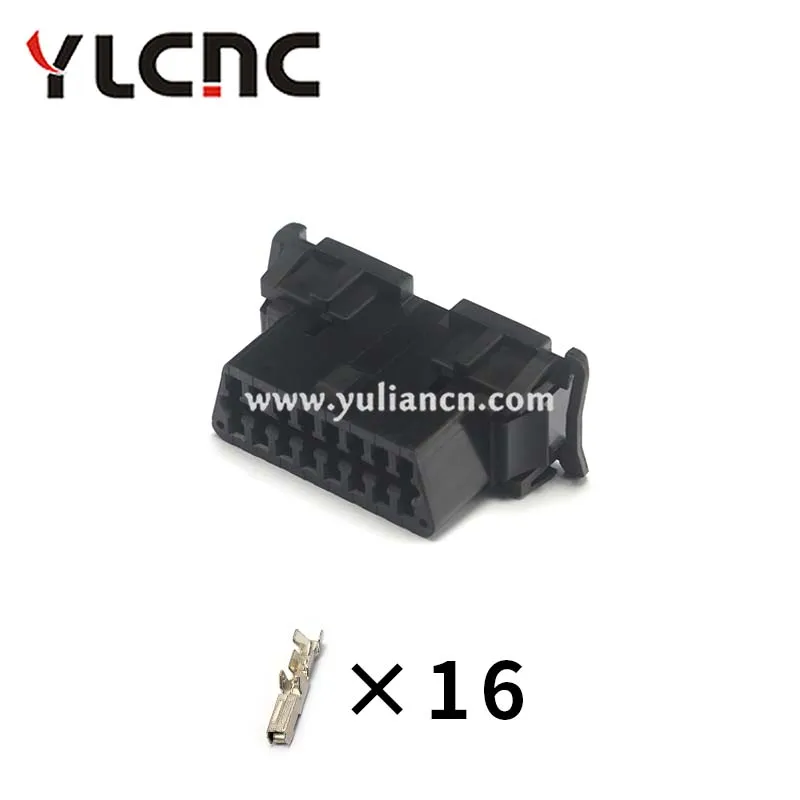 YLCNC factory direct sales 1Pcs 16Pin Automotive connectors OBDII socket housing Wire harness plug 51115-1601