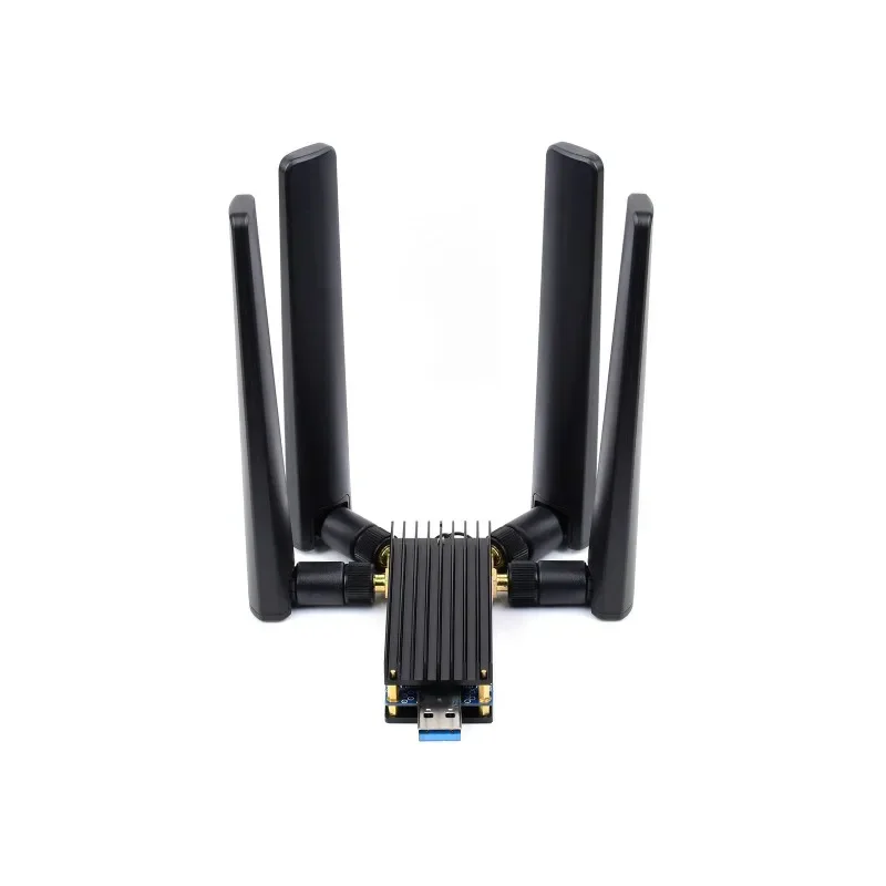 5G DONGLE Module Quad Antennas USB3.1 Port Aluminum Alloy Heatsink M.2 Key B Interface