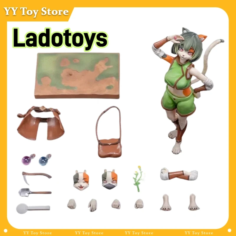 

New Ladotoys Mystic Land Adventure Squad Pharmacist Mika Cat Tonya Animation Model Action Figure Figurine Collection Gifts Toys