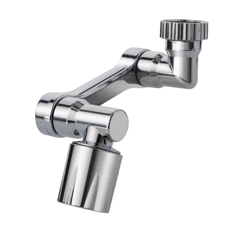 Swivel Universal Mechanical Arm Rotating Spout Extension Splash Protector Washbasin Frother Joint Rocker Arm