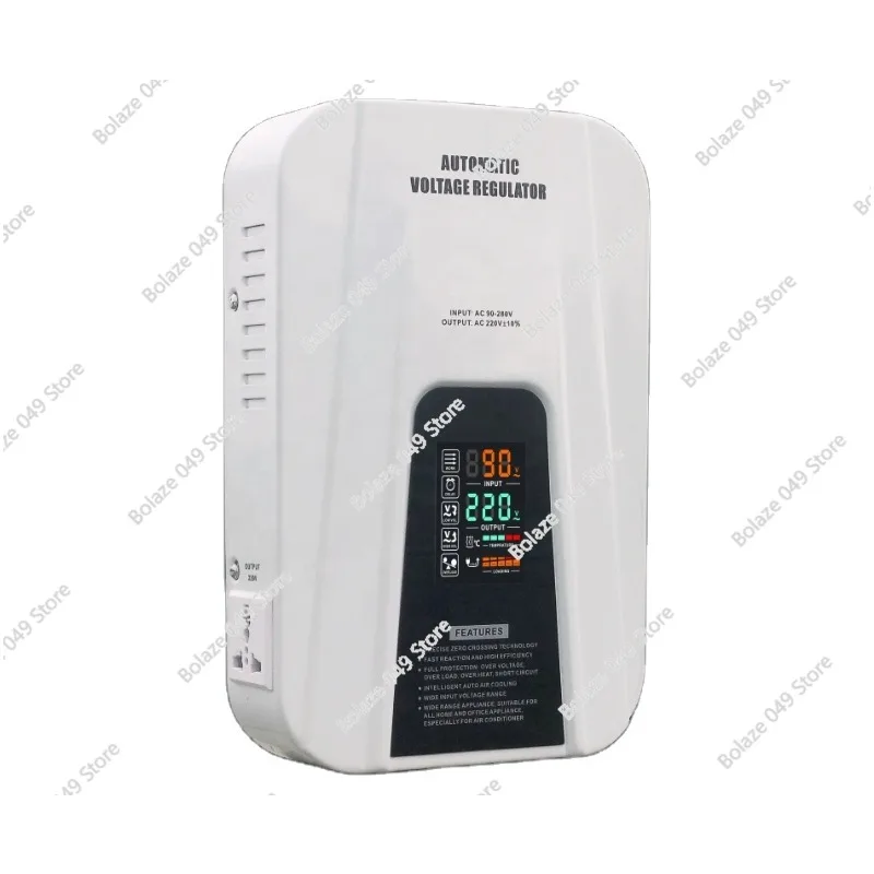 220V Wall Mounted Thin Relay 2000W Light Emitting Diode Automatic Regulator Household TV Air Pressure Tube Refrigerator