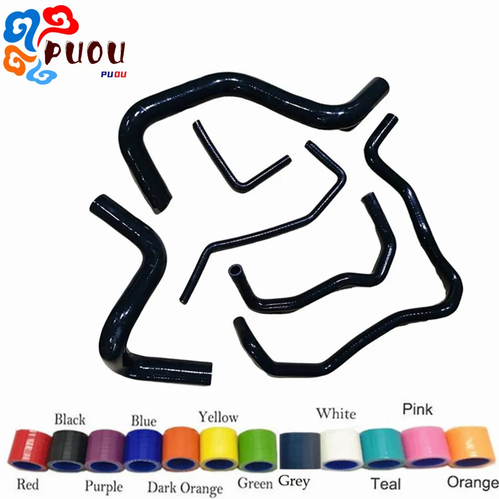 

Fit 2009-2015 Mitsubishi Zinger 4G63 Silicone Pipe Coolant Heater Radiator Hoses Kit