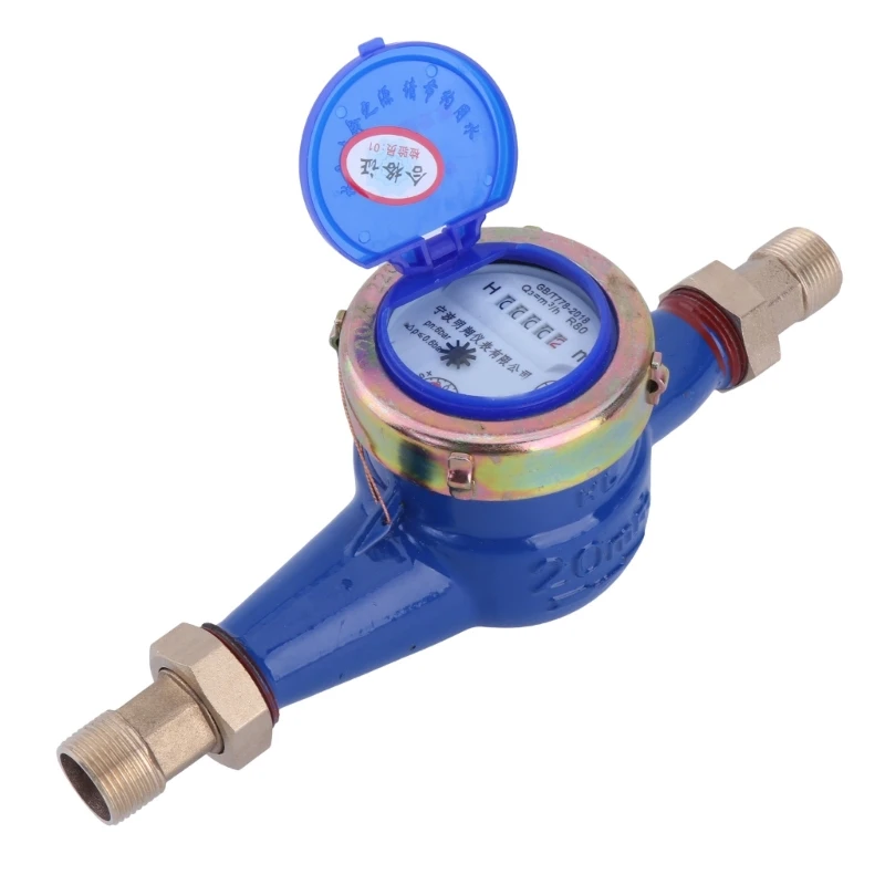 Garden Home Metal Cold Water Meter Single Water Wet Table Measuring 20mm DropShipping