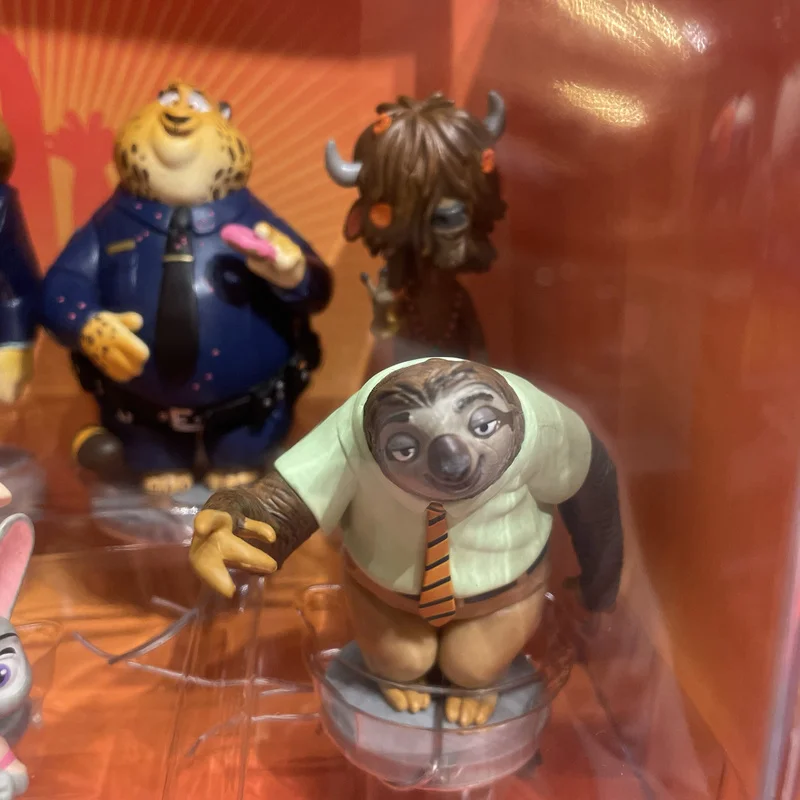 In Voorraad Echte Originele Disney 10 stks/set Zootopia Actiefiguren Judy Nick Cartoon Geschenken Speelgoed Verzamel Ornamenten Meisjes Geschenken
