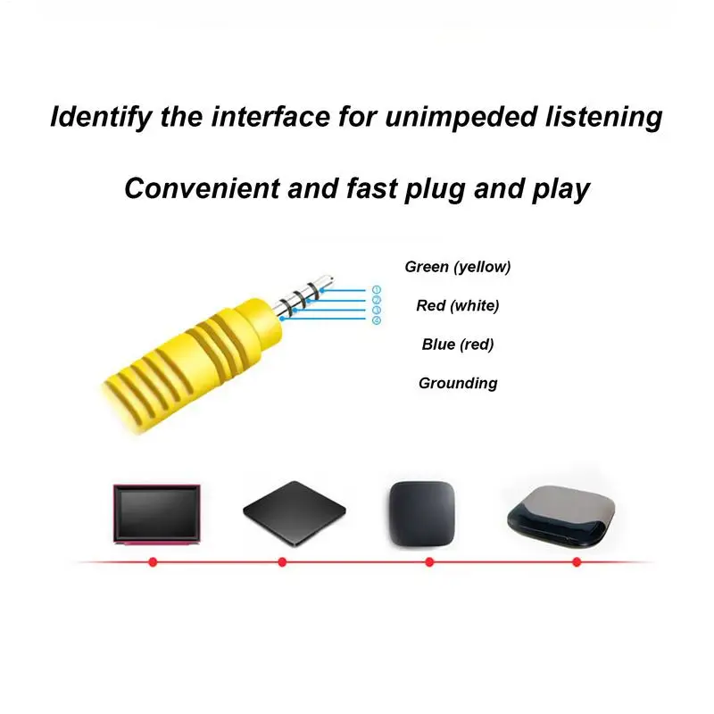 트리플 AV 비디오 케이블, 우수한 음질 AV 비디오 케이블, 부드러운 오디오 비디오 케이블, 순수 오디오 신호 변속기, TV용