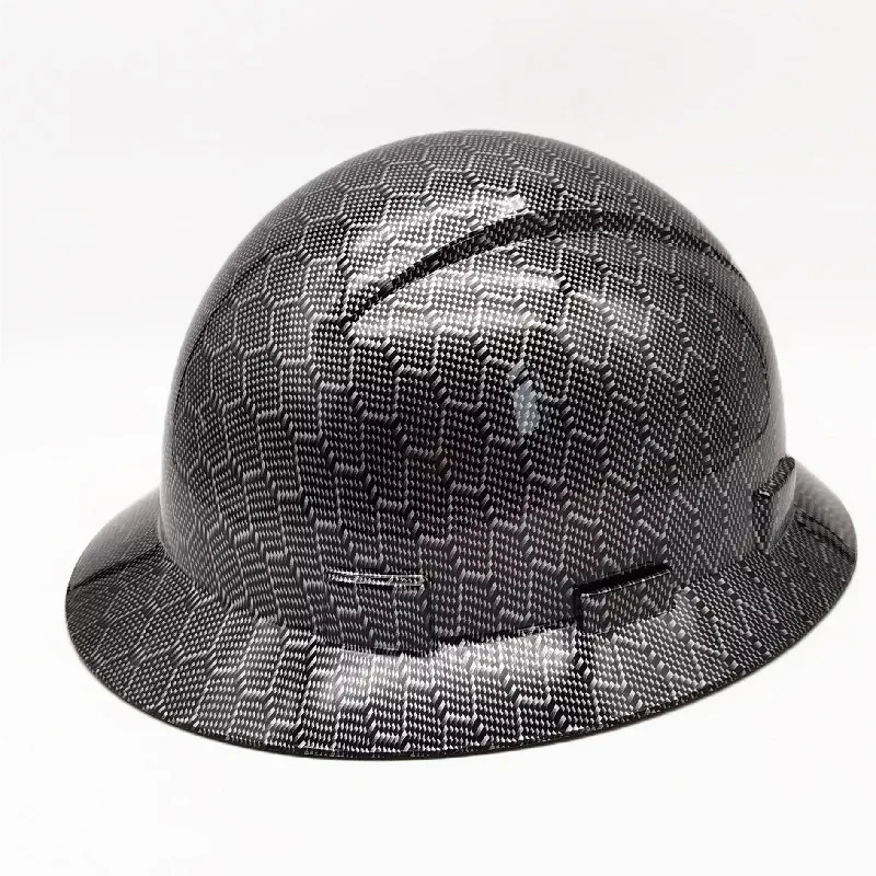 Carbon Fiber Hard Hats Construction Industry Helmets EN397 For Engineers