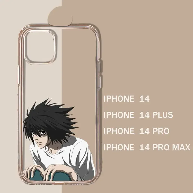 Death Note Ryuk manga Anime Phone Case Transparent soft For iphone 11 13 12 14 15 pro max mini plus