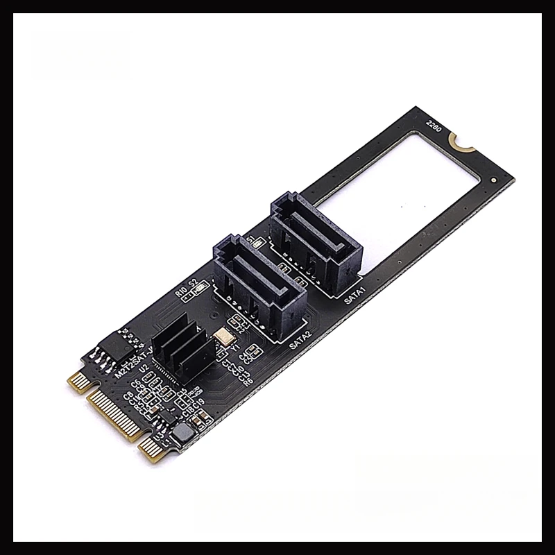 M2 KEY-M NVME PCI-E to SATA 3.0 expansion card to hard drive adapter card