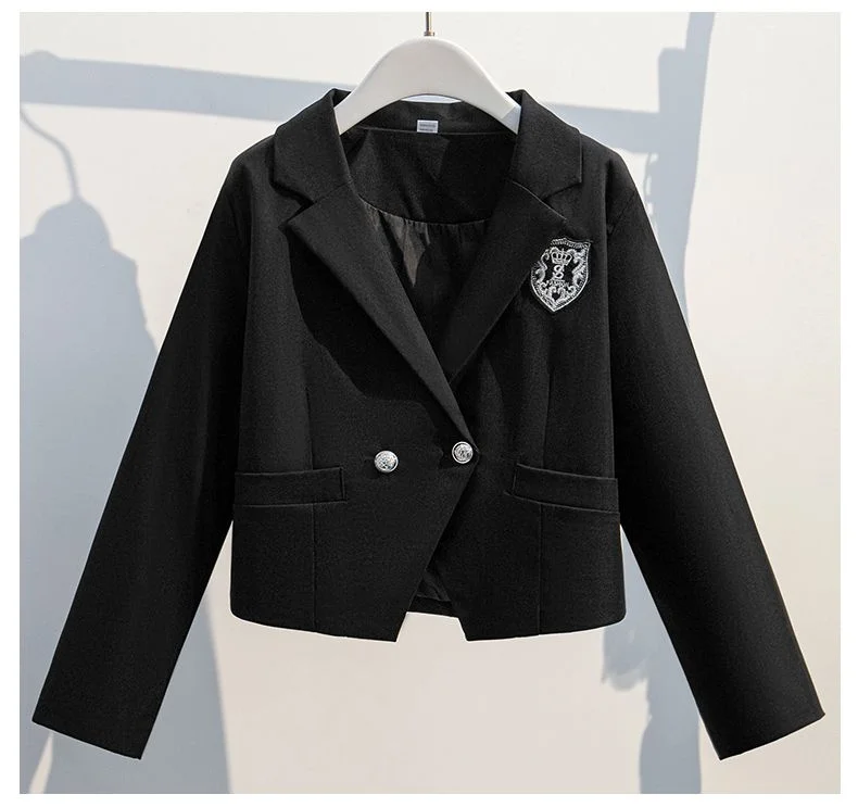 Kinder JK-Anzug Mädchen College-Stil Mode Japanische Schuluniform JK-Anzug Matrosenmädchen Blazer Kleidungsset Jacke Rock Bluse – Detail 6