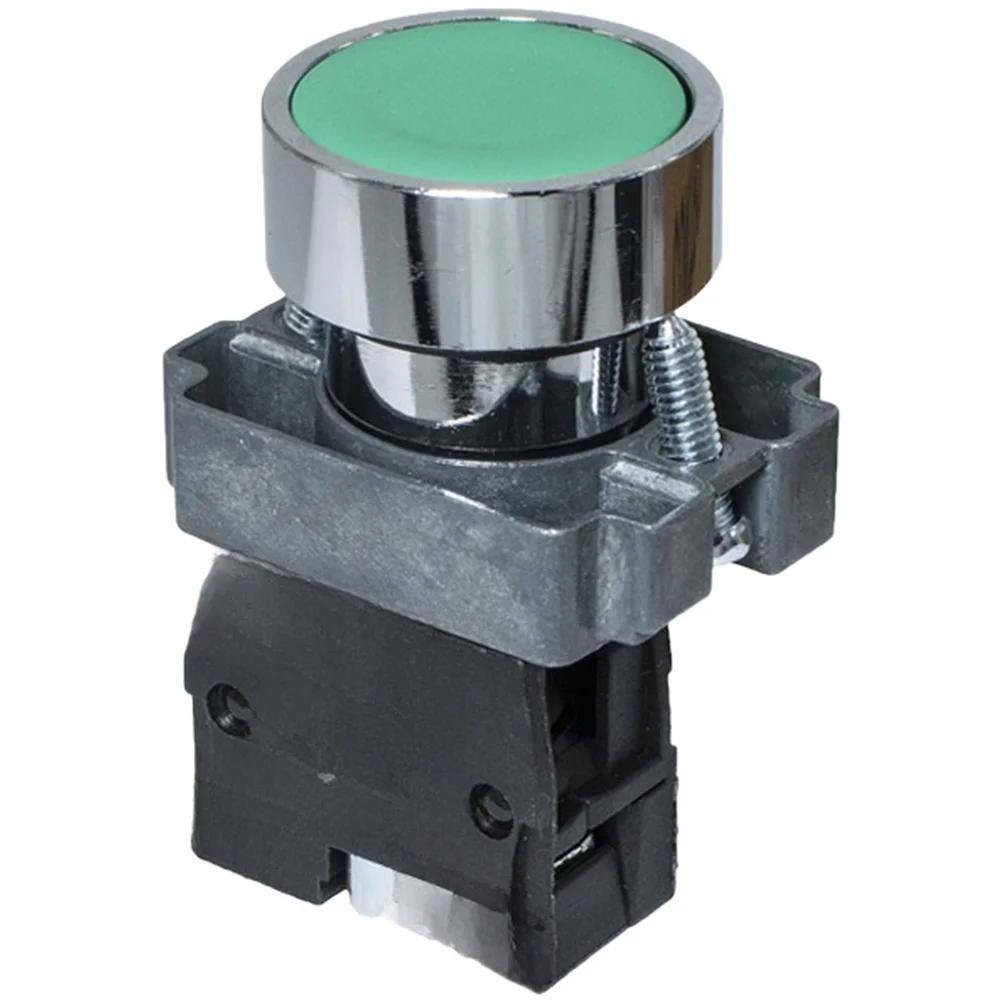 Industrial Zinc Alloy LA188 Push Button Switch For Machinery Control With Indicator Light Start Stop Key And 22mm Diameter