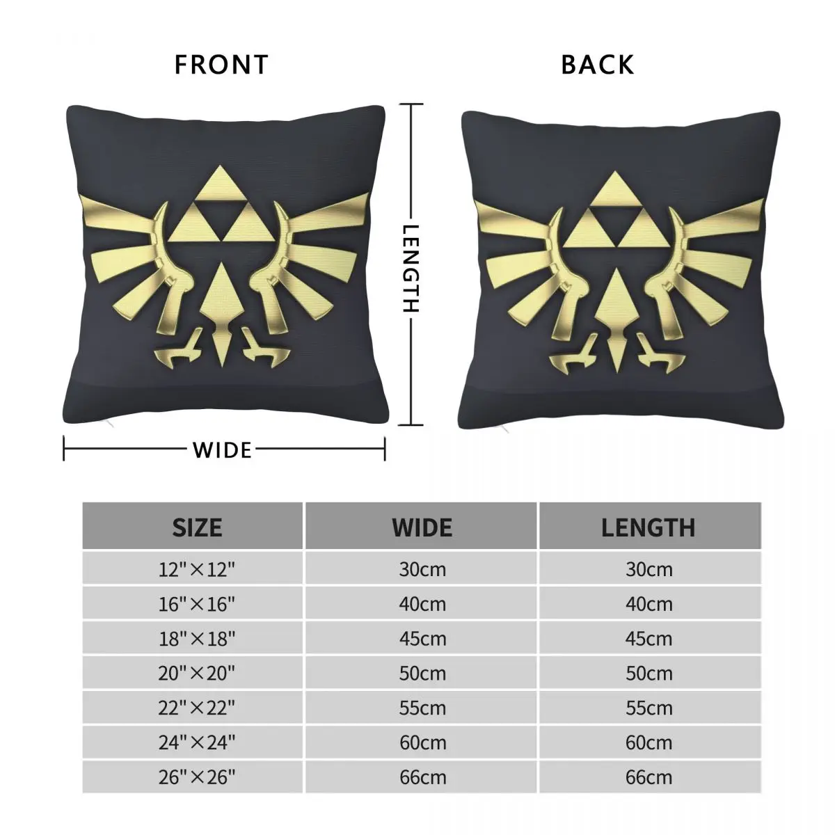 The Legend Of Zeldas Square Pillowcase Pillow Cover Polyester Cushion Decor Comfort Throw Pillow for Home Living Room