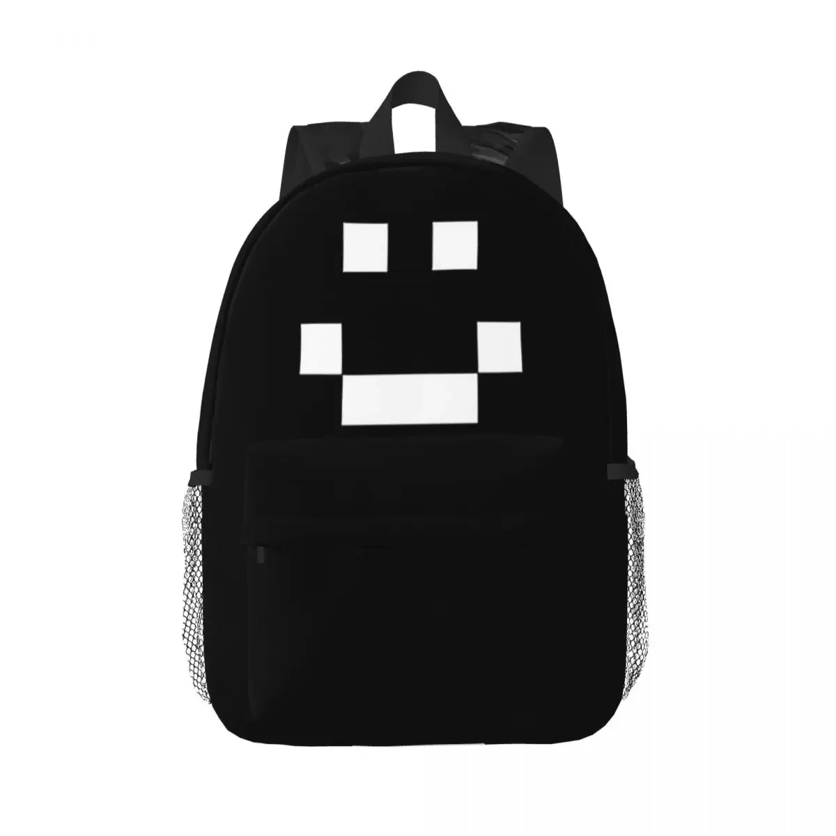 

Quackity Merch Smile Logo Backpacks Boys Girls Bookbag Fashion Students School Bags Travel Rucksack Shoulder Bag Large Capacity